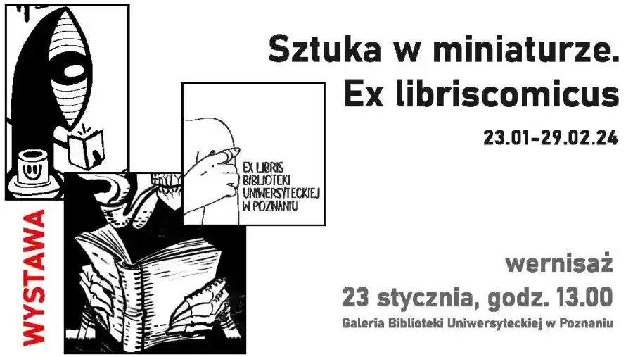 Wystawa "Sztuka w miniaturze. Ex libriscomicus"